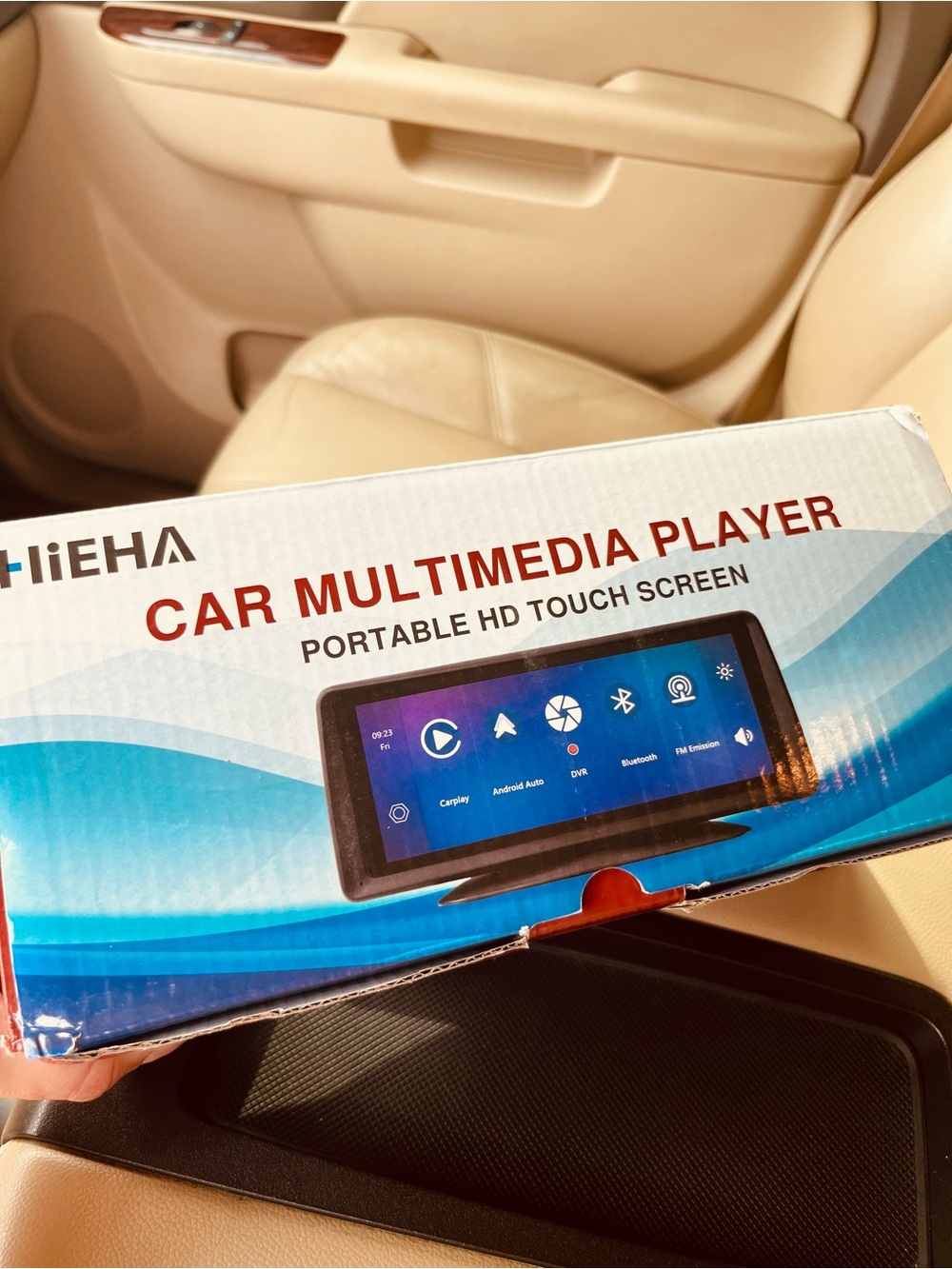 Portable Car Multimedia Player - Black
